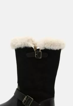 Friboo Leather - Snowboots- Black -Friboo Groot Warenhuis 1281e9f25a9e43bc8bb78884112903c4