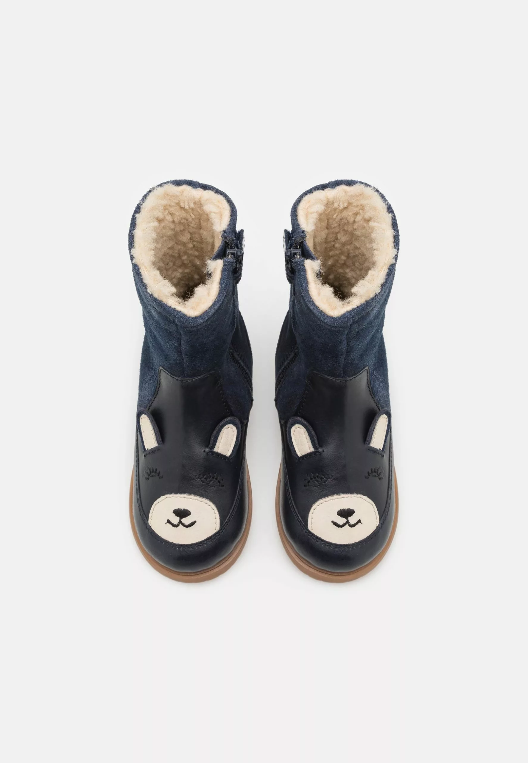 Friboo Leather - Snowboots- Dark Blue 4 Friboo Leather - Snowboots- Dark Blue - Afbeelding 4