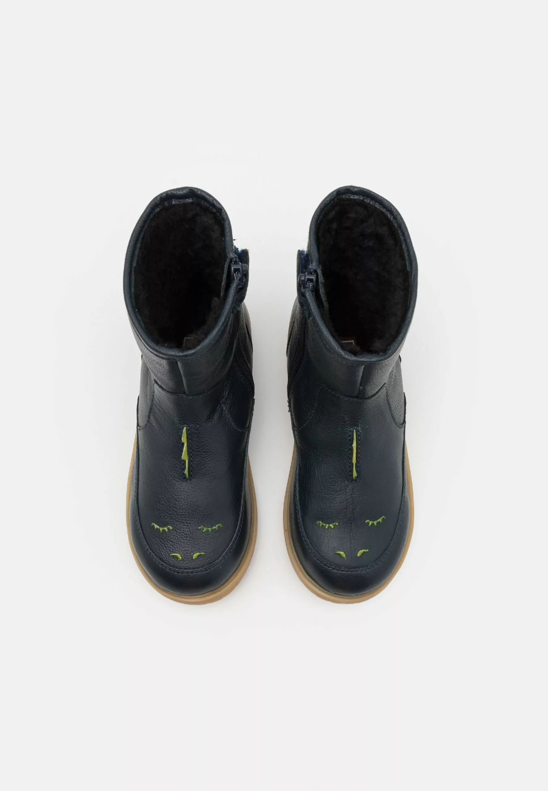 Friboo Leather - Korte Laarzen - Dark Blue 4 Friboo Leather - Korte Laarzen - Dark Blue - Afbeelding 4