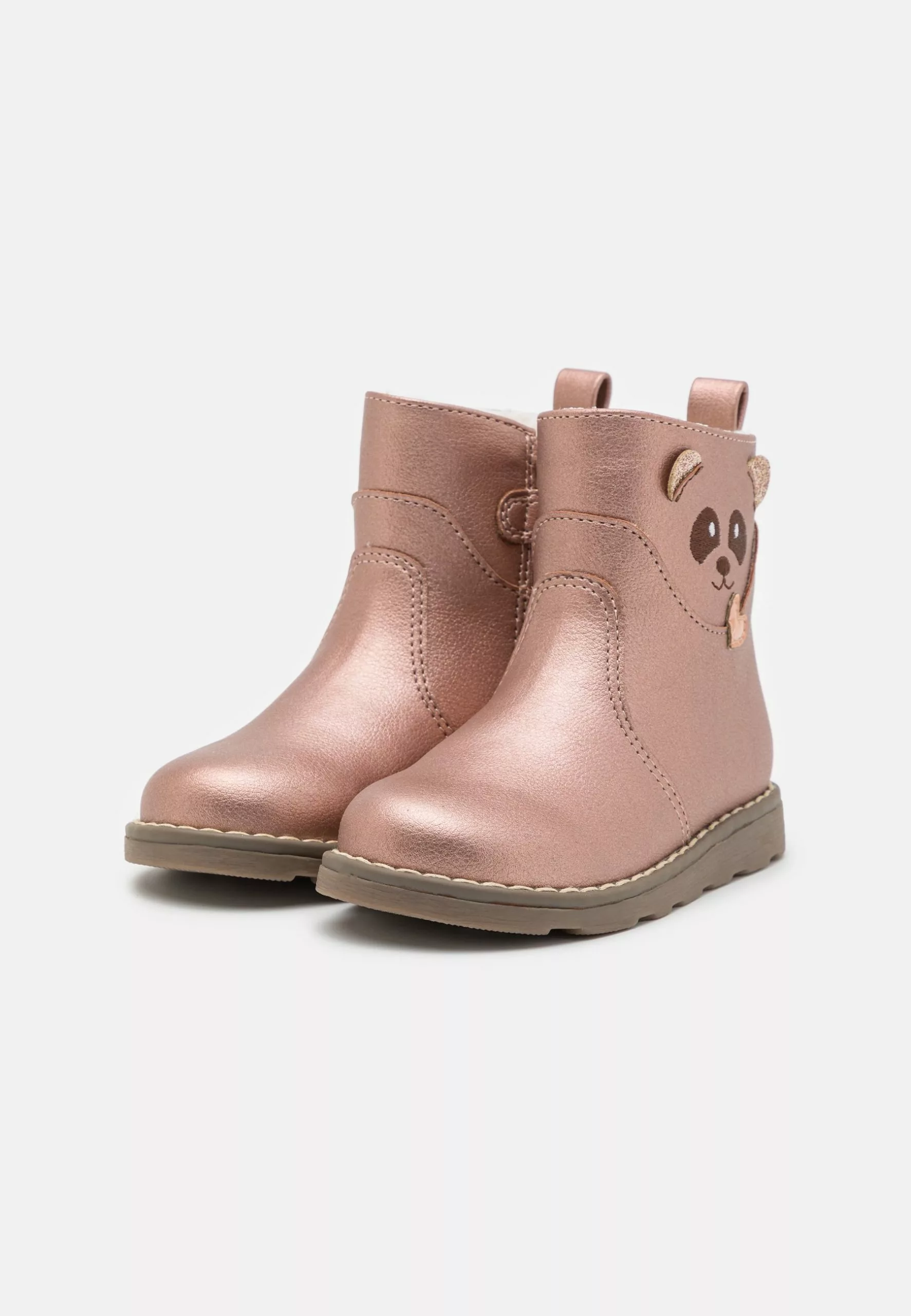 Friboo Korte Laarzen - Pink 2 Friboo Korte Laarzen - Pink - Afbeelding 2