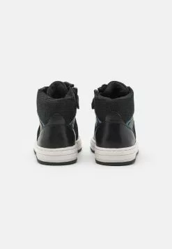 Friboo Leather - Sneakers Hoog - Black -Friboo Groot Warenhuis 4799674aa8844eaa846dfa091de31e47