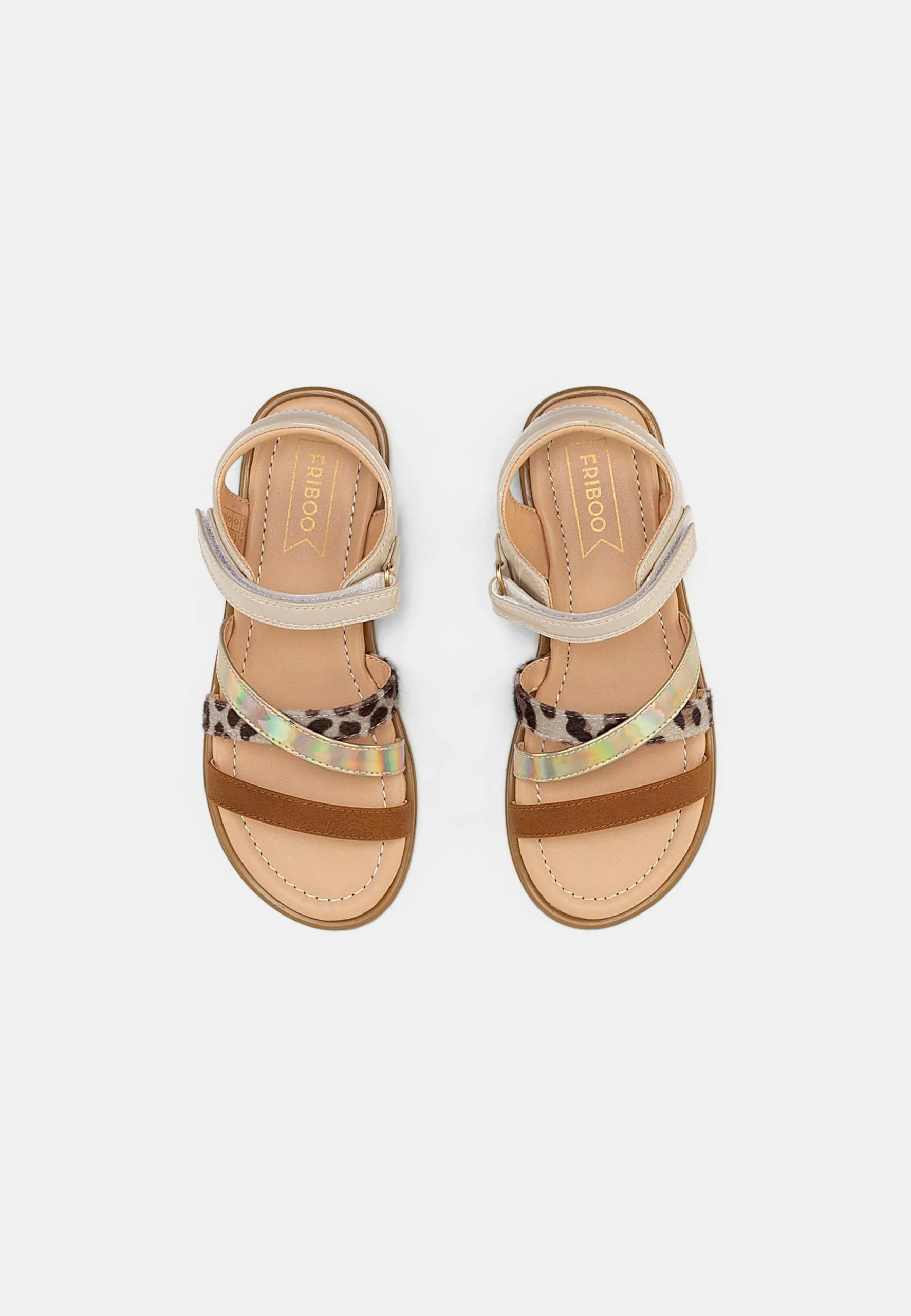 Friboo Sandalen - Beige 4 Friboo Sandalen - Beige - Afbeelding 4