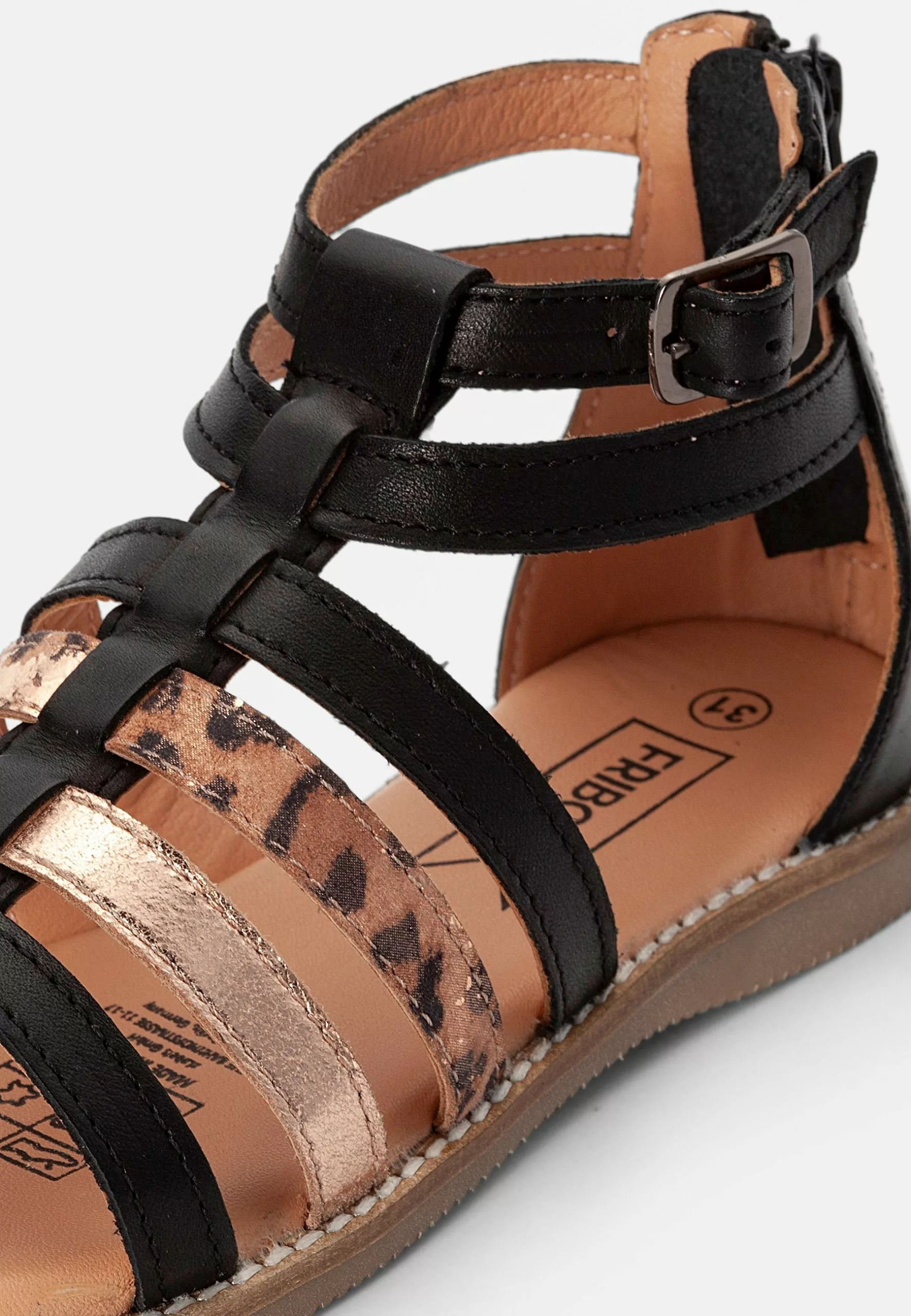 Friboo Leather - Sandalen - Black 6 Friboo Leather - Sandalen - Black - Afbeelding 6