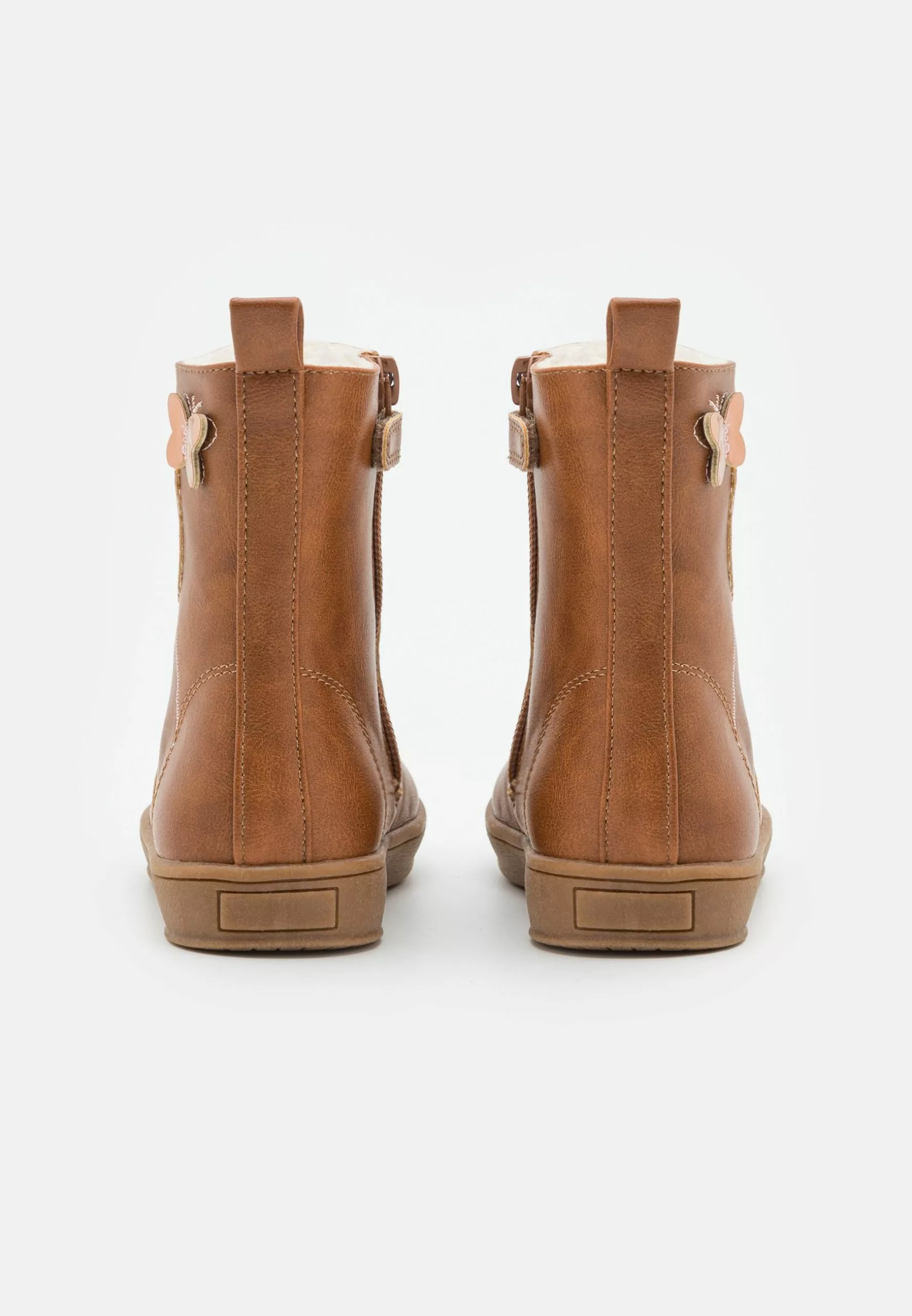 Friboo Korte Laarzen - Cognac 3 Friboo Korte Laarzen - Cognac - Afbeelding 3