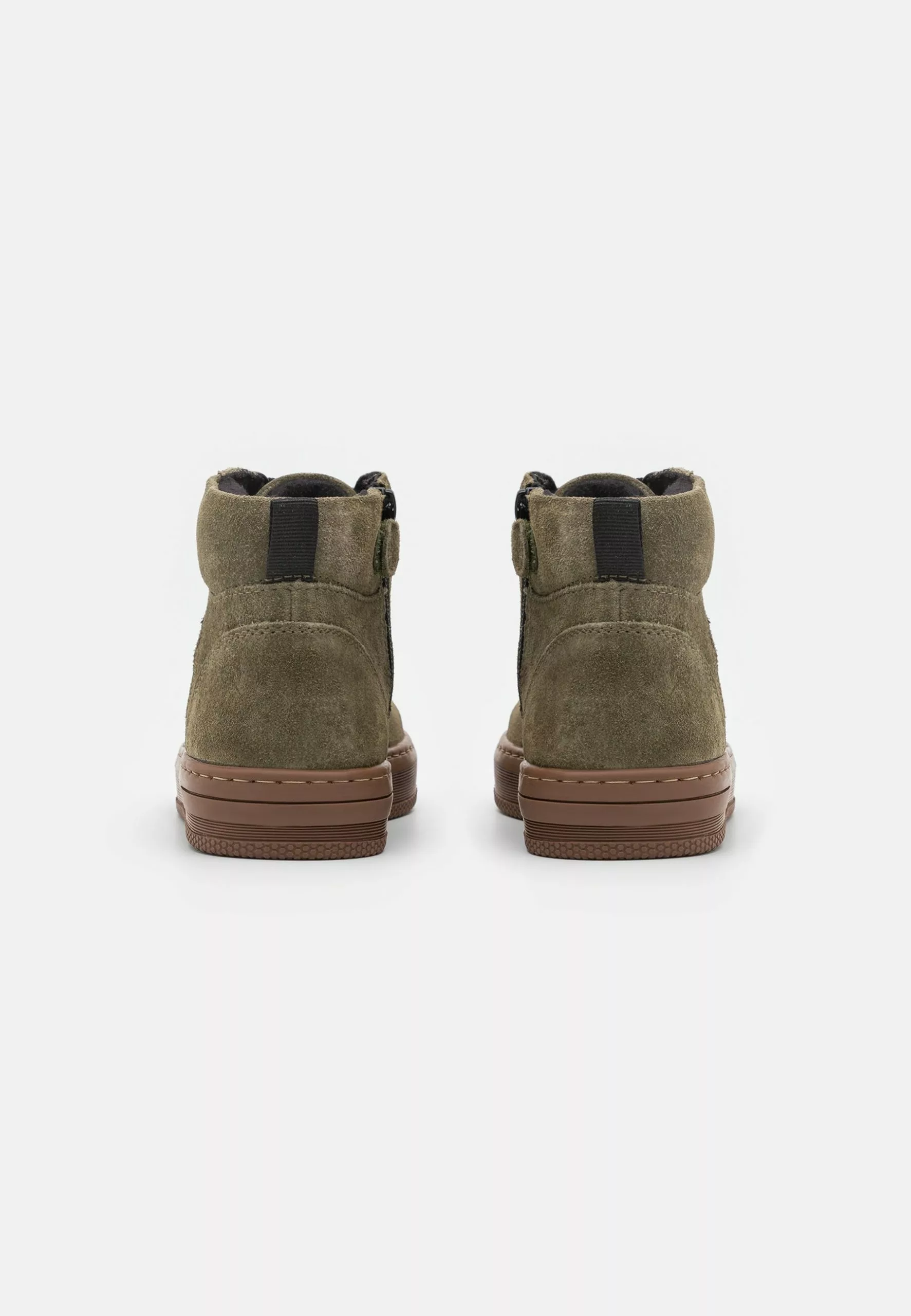Friboo Leather - Veterboots - Khaki 3 Friboo Leather - Veterboots - Khaki - Afbeelding 3