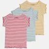 Friboo 3 Pack - T-Shirt Print - Turquoise/Yellow/Red