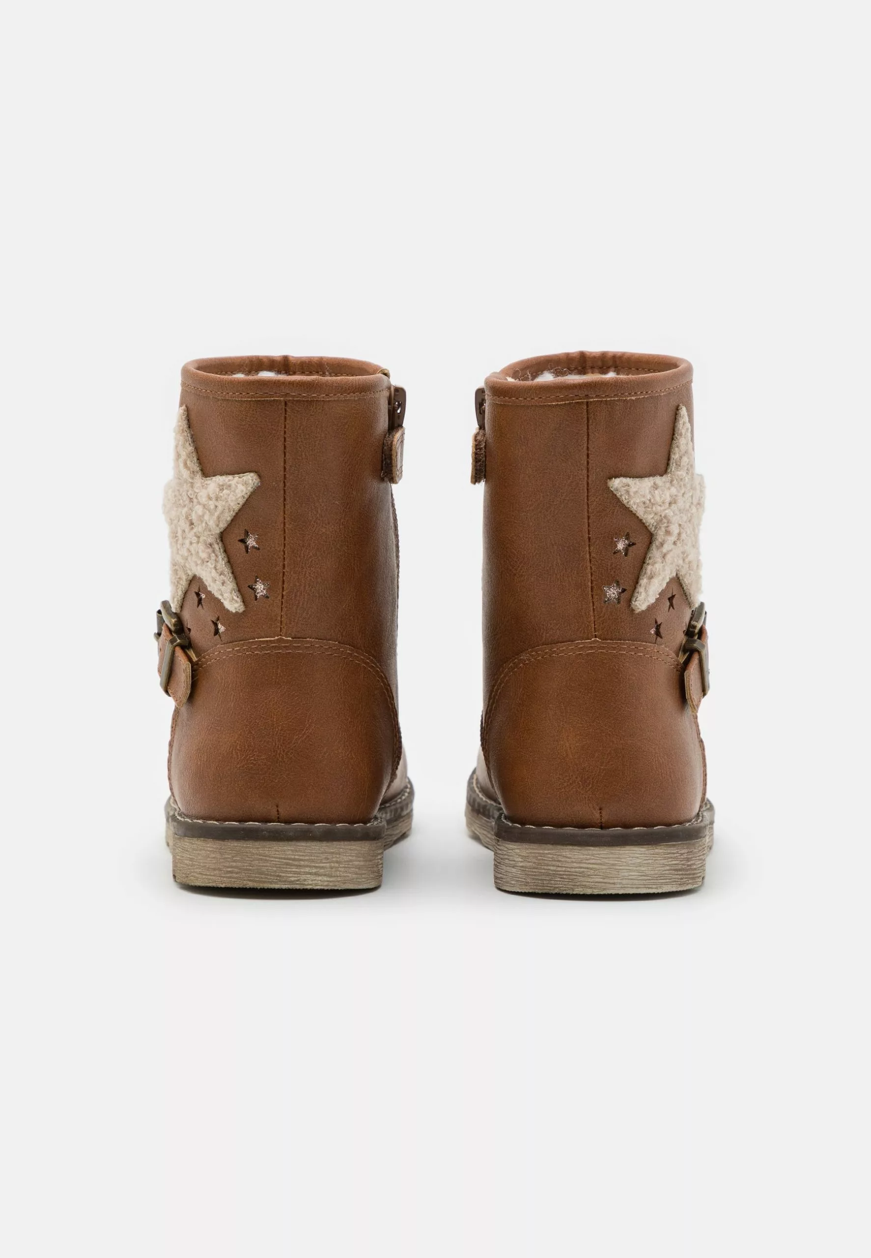 Friboo Korte Laarzen - Cognac 3 Friboo Korte Laarzen - Cognac - Afbeelding 3