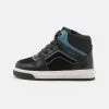 Friboo Leather - Sneakers Hoog - Black