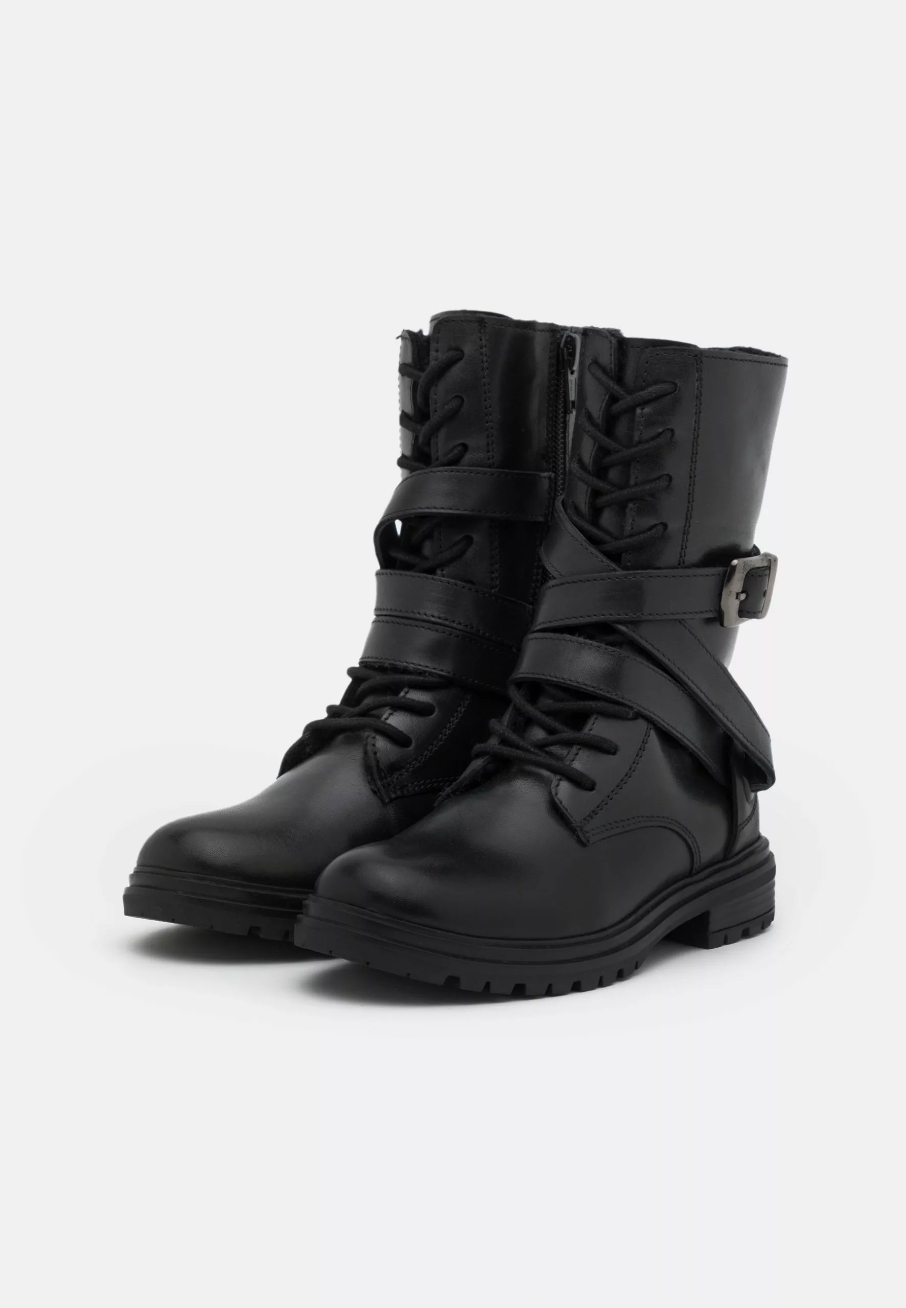 Friboo Leather - Veterlaarzen - Black 5 Friboo Leather - Veterlaarzen - Black - Afbeelding 5