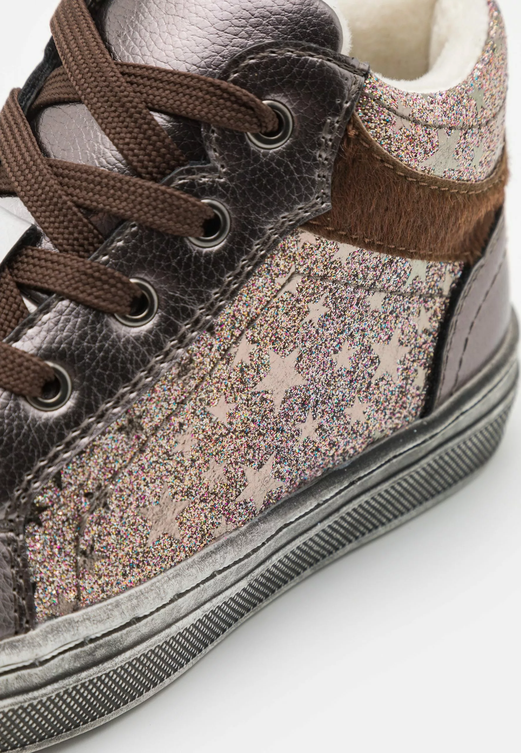 Friboo Sneakers Hoog - Gunmetal 6 Friboo Sneakers Hoog - Gunmetal - Afbeelding 6