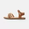 Friboo Leather Sandals - Sandalen - Cognac