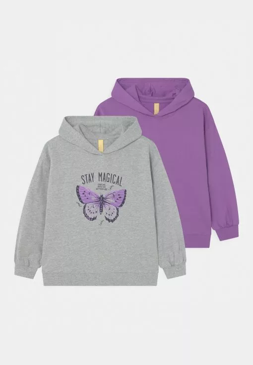 Friboo Hoodie 2 Pack - Sweater - Purple/Light Grey -Friboo Groot Warenhuis b42eacfdccb5406294710d4fd54cf4cf