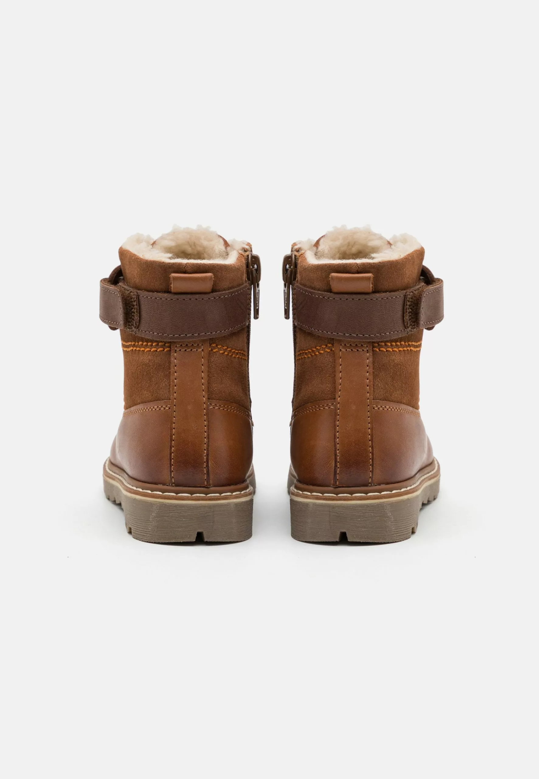 Friboo Leather - Veterboots - Cognac 3 Friboo Leather - Veterboots - Cognac - Afbeelding 3