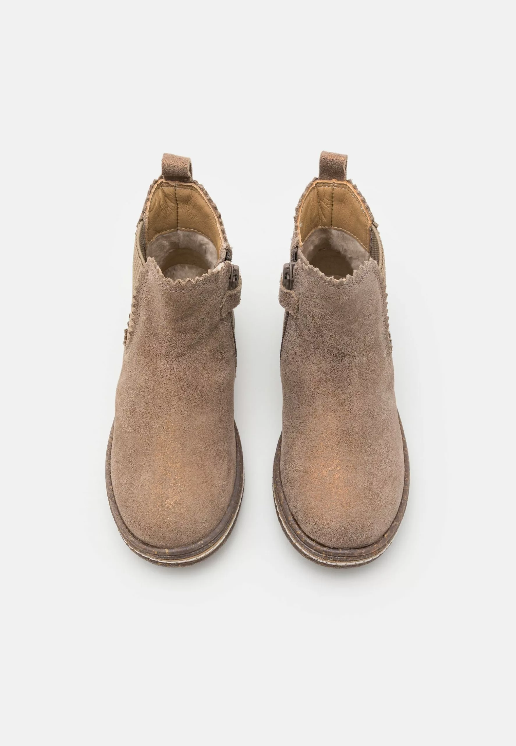 Friboo Korte Laarzen - Taupe 4 Friboo Korte Laarzen - Taupe - Afbeelding 4