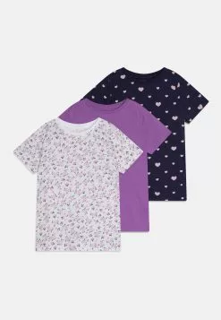 Friboo T-Shirt Print - Blue /Purple/White