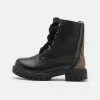 Friboo Leather - Veterboots - Black
