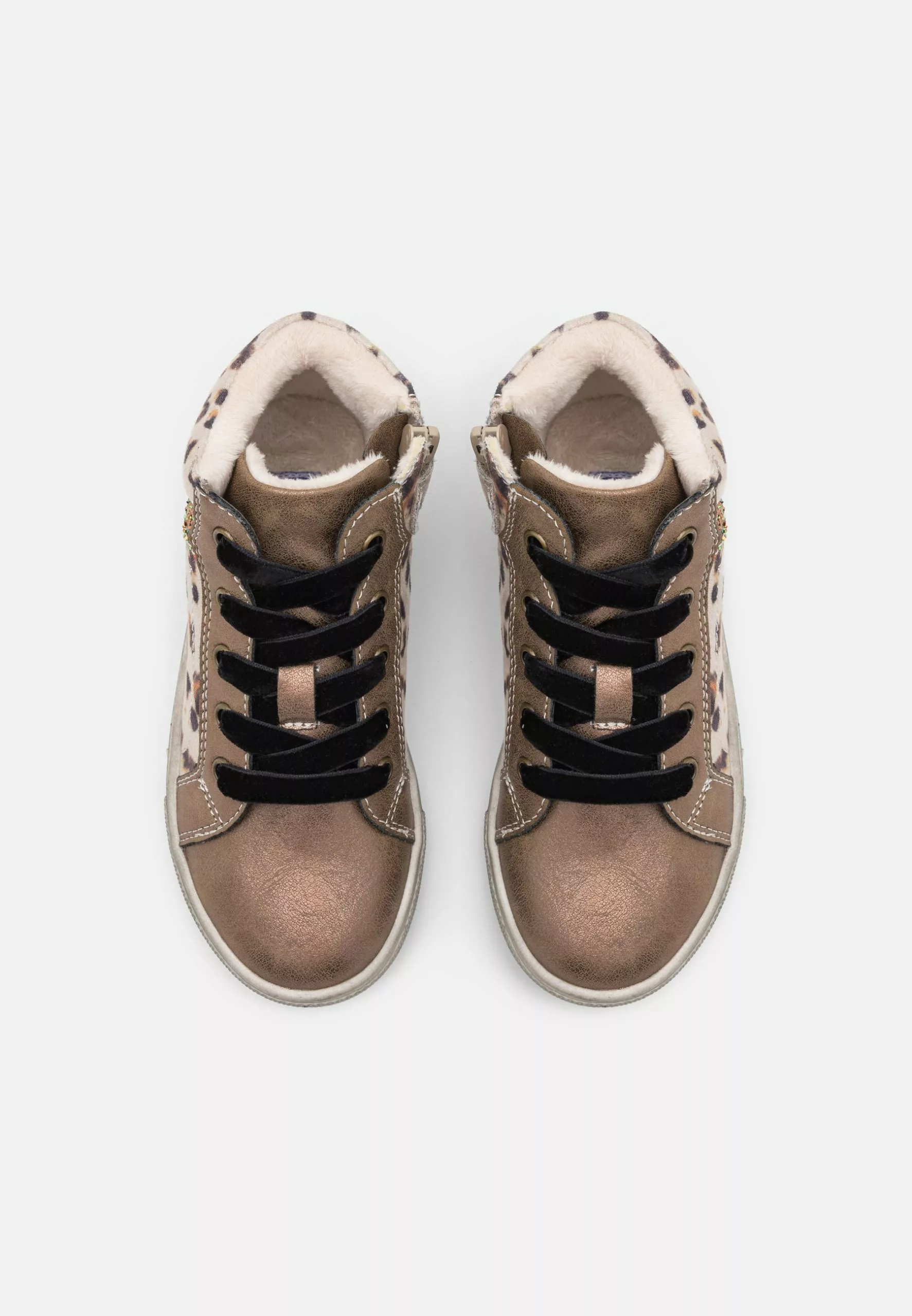 Friboo Sneakers Hoog - Bronze 4 Friboo Sneakers Hoog - Bronze - Afbeelding 4